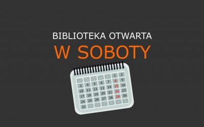 Otwieramy w soboty!